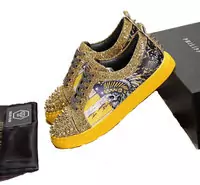 philipp plein leather low trainers indigenous people or